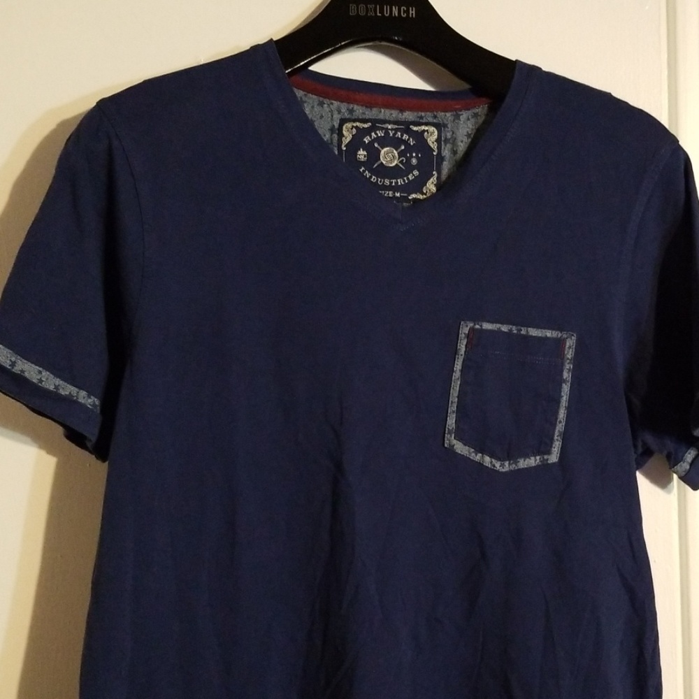 EUC Raw Yarn V-Neck Tee